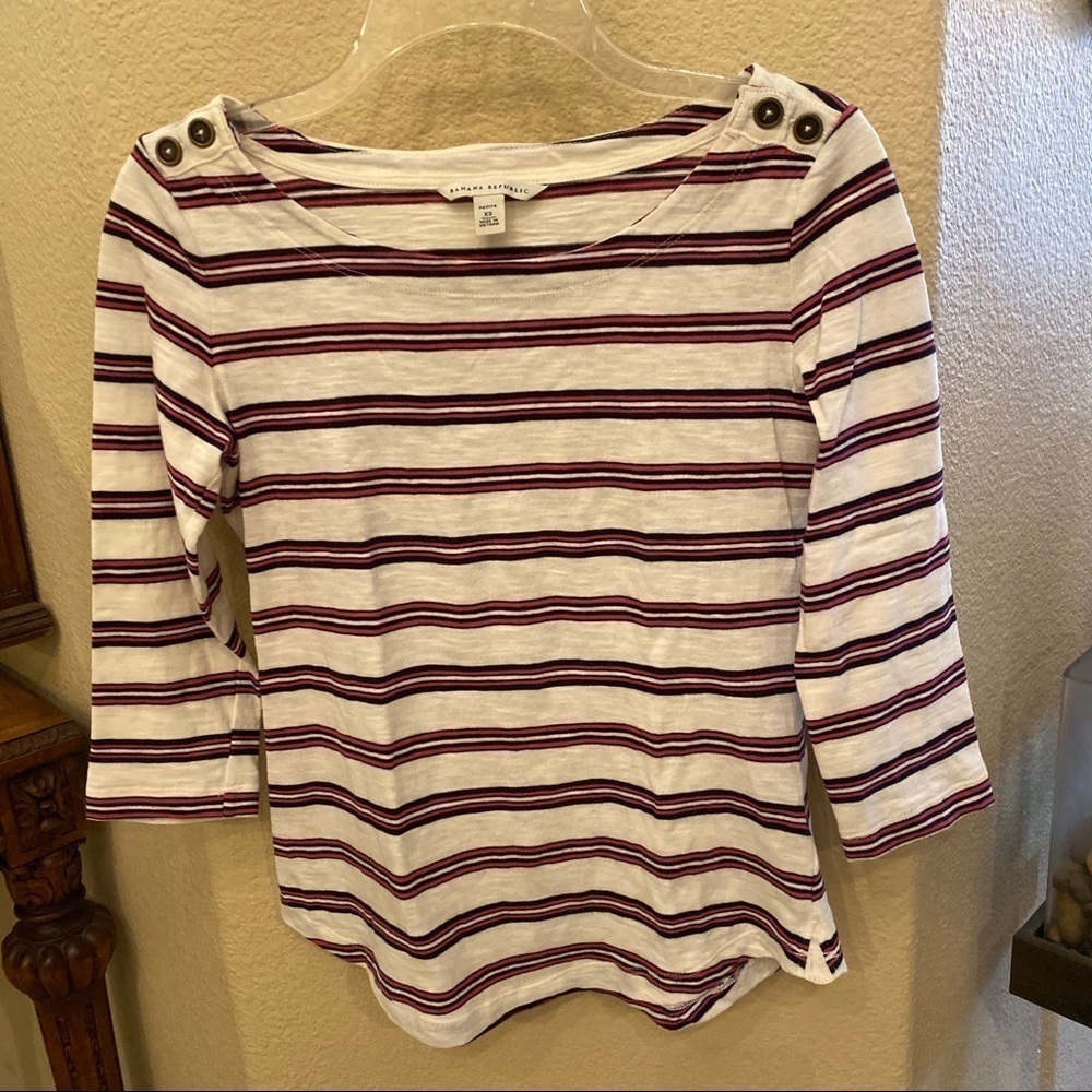 BANANA REPUBLIC Stripe Top Size Xsmall